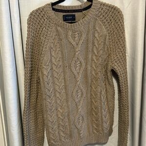 Lucky brand sweater , size M color green & beige